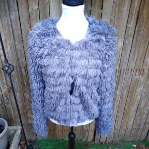 FANTASTIC FAWN L Shag Faux Fur Jacket
